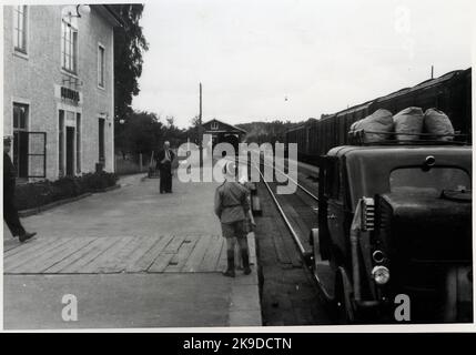 Stazione di Fritsla. Foto Stock
