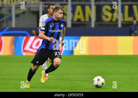 Milano, Italia. 26th Ott 2022. UEFA Champions League Gruppo A - Inter vs Viktoria Plzen allo stadio di San Siro. (Foto di Andrea Amato/Pacific Press) Credit: Pacific Press Media Production Corp./Alamy Live News Foto Stock