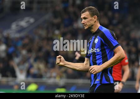 Milano, Italia. 26th Ott 2022. UEFA Champions League Gruppo A - Inter vs Viktoria Plzen allo stadio di San Siro. (Credit Image: © Andrea Amato/Pacific Press via ZUMA Press Wire) Foto Stock