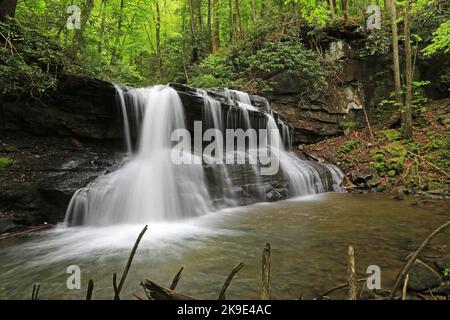 Vista a Upper Falls - West Virginia Foto Stock