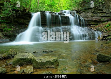 Idilliaco Upper Falls - West Virginia Foto Stock
