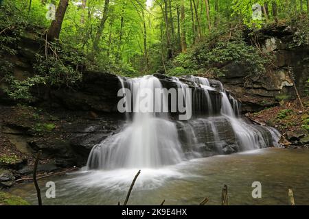 Cascate Romantic Upper - Virginia Occidentale Foto Stock