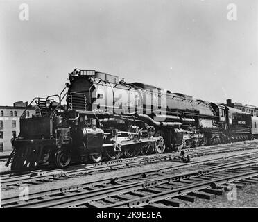 Locomotiva a vapore appartenente a Union Pacific, Up Lok 4000 'Big Boy'. Foto Stock
