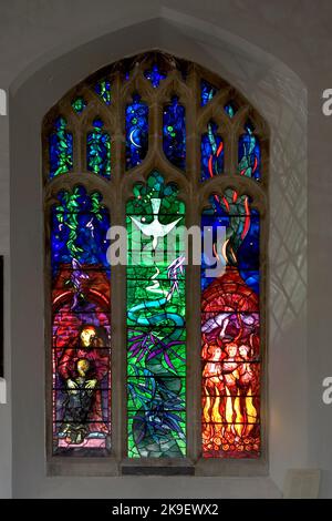 Benjamin Britten Memorial Window Foto Stock