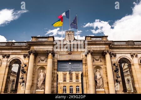 Palais Rohan, il Municipio di Bordeaux in Francia Foto Stock