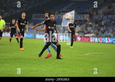 Roma, Italia. 27th Ott 2022. UEFA Europa League. Lazio - Midtjylland in questa foto: Evander (Foto di Paolo Pizzi/Pacific Press) Credit: Pacific Press Media Production Corp./Alamy Live News Foto Stock