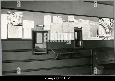 Cappello alla stazione di Fritsla. Foto Stock