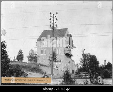 TransFormatrstationen i Nuortikon. Foto Stock