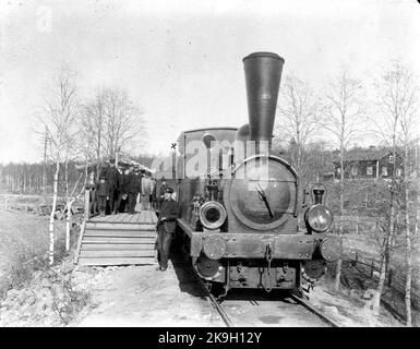 Cabina del conducente Stationi su Pettersson Foto Stock
