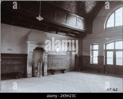 Sala d'attesa di seconda classe a Kumla. Foto Stock