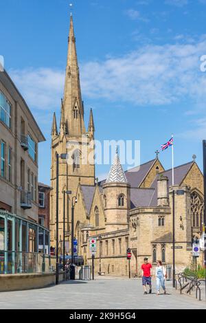 Cattedrale Chiesa di St Marie, Norfolk Street, Sheffield, South Yorkshire, Inghilterra, Regno Unito Foto Stock
