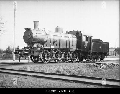 La ferrovia statale, SJ e 901. La locomotiva è stata prodotta da Nohab ed ha avuto la velocità più alta di 65 km all'ora. La foto viene probabilmente scattata al momento della consegna. Di proprietà dell'associazione Veteranjärnvägen, Klippan. Foto Stock