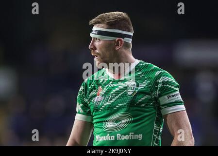 Leeds, Regno Unito. 28th Ott 2022. Ed Chamberlain of Ireland durante la partita di Coppa del mondo di rugby 2021 Gruppo C Nuova Zelanda vs Irlanda all'Headingley Stadium, Leeds, Regno Unito, 28th ottobre 2022 (Photo by Mark Cosgrove/News Images) a Leeds, Regno Unito il 10/28/2022. (Foto di Mark Cosgrove/News Images/Sipa USA) Credit: Sipa USA/Alamy Live News Foto Stock