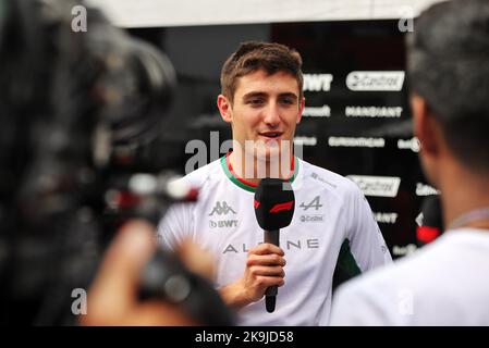 Città del Messico, Messico. 28th Ott 2022. Autista dell'Accademia Alpina Jack Doohan (AUS). Gran Premio del Messico, venerdì 28th ottobre 2022. Città del Messico, Messico. Credit: James Moy/Alamy Live News Foto Stock