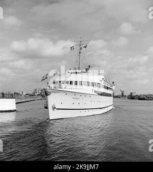 Treno traghetto Malmöhus nel porto di Malmö. Consegnato nell'ottobre 1945 a SJ Färjetrafik, Malmö. 1945 inserito tra Malmö - Copenaghen. Foto Stock