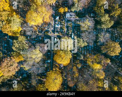 Kraków Vista aerea. Kraków è la capitale del voivodato della Polonia minore. Polonia. Europa. Foto Stock