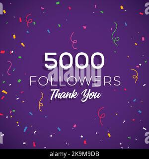 1 milioni di follower. Illustrazione vettoriale dei follower dei social media. Carattere modificabile per le pagine aziendali e gli influencer sui media. Illustrazione Vettoriale