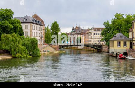 Idilliaco impressioni sul mare di Strasburgo, una città nella regione dell'Alsazia in Francia Foto Stock