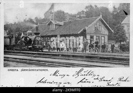Stazione di Gnesta. Foto Stock