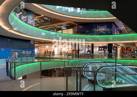 Kuala Lumpur, Malesia - Ottobre 20,2022 : Vista interna del BBCC (LaLaport Bukit Bintang City Centre) si trova a Bukit Bintang, KL Foto Stock