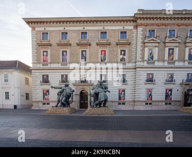 Mostra dei Signori della Guerra al Castle Garden Bazaar - Budapest, Ungheria Foto Stock