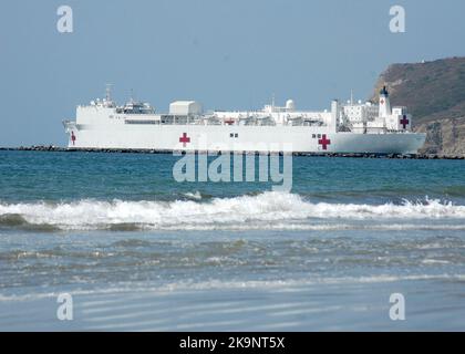 Nave ospedaliera USNS Mercy (T-AH 19) Foto Stock