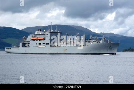 USNS Medgar Evers (T-AKE-13) nave da carico secca della Marina degli Stati Uniti Foto Stock