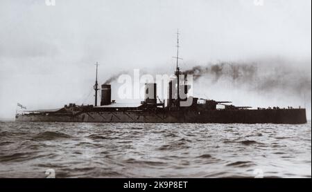 La prima guerra mondiale Battlecruiser HMS Princess Royal. Pranzo nel 1911 e commissionato nel 1912, servì nella Marina reale fino a quando fu demolita nel 1922. Foto Stock