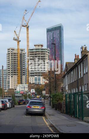 Sky Scrapers a Croyden Londra Foto Stock