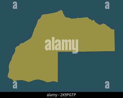 Laayoune-Sakia El Hamra, regione del Marocco. Forma a tinta unita Foto Stock