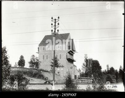 TransFormatrstationen i Nuortikon. Foto Stock