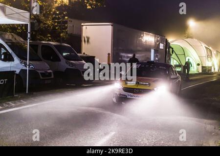 29 MUNSTER Charles, PASCAUD Loris, Opel corsa Rally4, azione durante il Rallye Critérium des Cévennes 2022, 8th° round del Championnat de France des Rallyes 2022, dal 27 al 29 ottobre 2022 a Montpellier - le Vigan, Francia - Foto Bastien Roux / DPPI Credit: DPPI Media/Alamy Live News Foto Stock