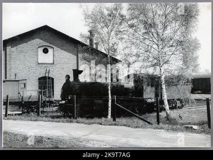 Ferrovia Stoccolma-Nynäs, SNJ Lok 9. Foto Stock