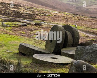 Peak District Derbyshire Inghilterra Foto Stock