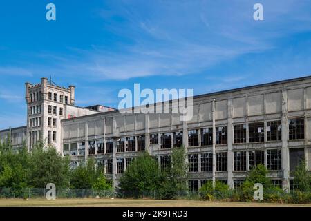 White Lady, ex edificio del mulino, costruzione di scheletri in cemento, architetto Arend Beltman, Gronau, Muensterland, Renania settentrionale-Vestfalia Foto Stock