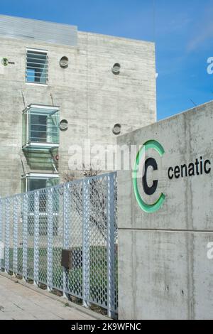 Almendralejo, Spagna. 29th gennaio 2020: Sede centrale CENATIC, Centro nazionale di riferimento per le applicazioni ICT, Almendralejo, Badajoz, Spagna Foto Stock