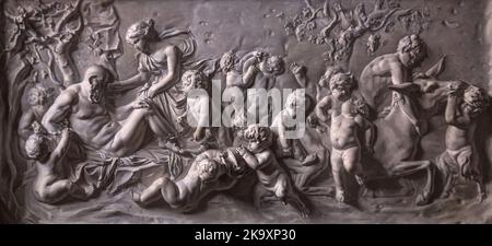 Jozsef Marastoni: Bacco Allegorio (1855) Foto Stock