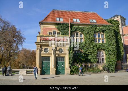 Stadtbibliothek, Carl-Schurz-Straße, Altstadt, Spandau, Berlino, Deutschland Foto Stock