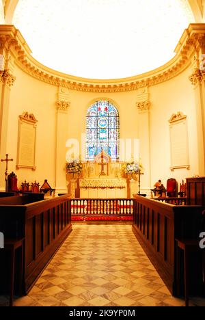 Interno della chiesa di St Phillips, Charleston, SC Foto Stock