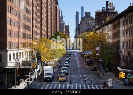 London Terrace Apartments, West 23rd Street, Manhattan, New York Foto Stock