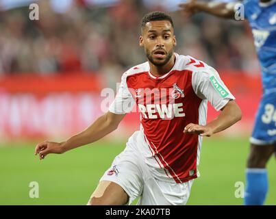 Colonia, Germania. 30th ottobre 2022. Linton Maina (Koeln), Colonia, Germania. 30th Ott 2022. Bundesliga, giorno della partita 12, 1. FC Colonia - TSG Hoffenheim. LE NORMATIVE DFL VIETANO QUALSIASI USO DI FOTOGRAFIE COME SEQUENZE DI IMMAGINI E/O QUASI-VIDEO Credit: Juergen Schwarz/Alamy Live News Foto Stock