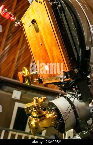 Lowell Observatory: Flagstaff, AZ: Lawrence telescopio rifrangente da 13 pollici è stato utilizzato per scoprire il pianeta Plutone da Clyde Tombough: Nella foto è il tele Foto Stock