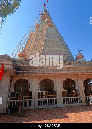 30 ottobre 2022, Pune, India, Tempio di Kanifnath vicino a Saswad, Shri Kanifnath Maharaj era uno dei nove insegnanti nella Sampradaya Navnath. Foto Stock