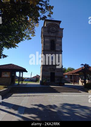 Una vista esterna della Chiesa di Lazarica a Krusevac, Serbia Foto Stock