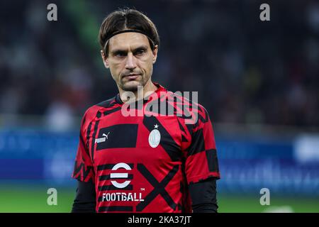 Torino, Italia. 30th Ott 2022. Ciprian Tatarusanu dell'AC Milan durante la Serie 2022-23 Una partita di calcio tra Torino FC e AC Milan allo Stadio Olimpico Grande Torino. Punteggio finale; Torino 2:1 Milano. Credit: SOPA Images Limited/Alamy Live News Foto Stock