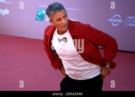 Roma, Italia. 29th Ott 2017. Rosario Fiorello cammina su un tappeto rosso ' durante il 12th° Festival del Cinema di Roma all'Auditorium Parco della Musica il 29 ottobre 2017 a Roma, Italia Credit: dpa/Alamy Live News Foto Stock