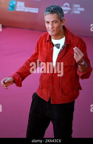 Roma, Italia. 29th Ott 2017. Rosario Fiorello cammina su un tappeto rosso ' durante il 12th° Festival del Cinema di Roma all'Auditorium Parco della Musica il 29 ottobre 2017 a Roma, Italia Credit: dpa/Alamy Live News Foto Stock