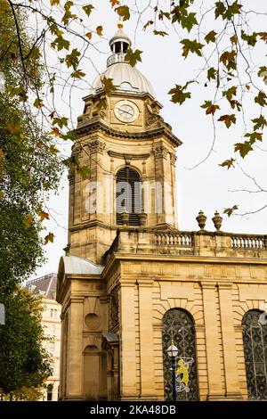 St Philips Cathedral, Birmingham, Warwickshire, West Midlands, Inghilterra. Foto Stock