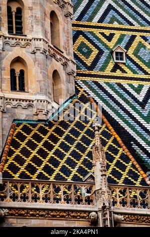 La cattedrale di Santo Stefano a Vienna, Austria. Foto Stock