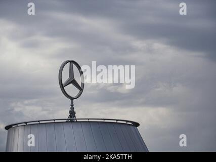 Stoccarda, Germania. 28th Ott 2022. Museo Mercedes Benz di Stoccarda. (Credit Image: © Igor Golovniov/SOPA Images via ZUMA Press Wire) Foto Stock